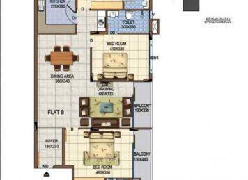 Kalyan Marvella 3Bedroom plan