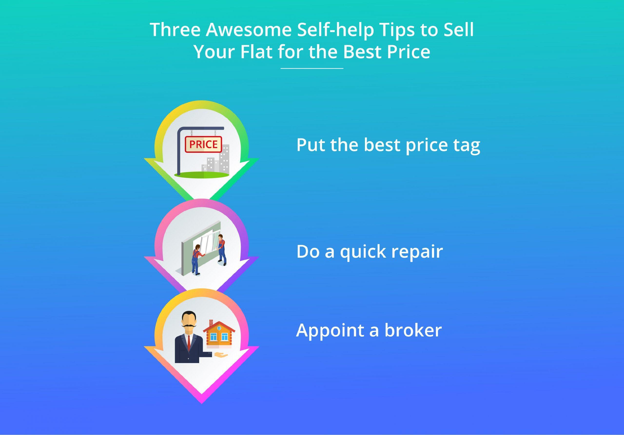 Three Awesome Self-help Tips to Sell Your Flat for the Best Price