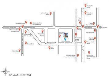 Kalyan heritage Location map of Thrissur