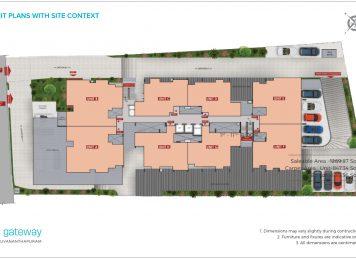 Kalyan Gateway unit plan with site content